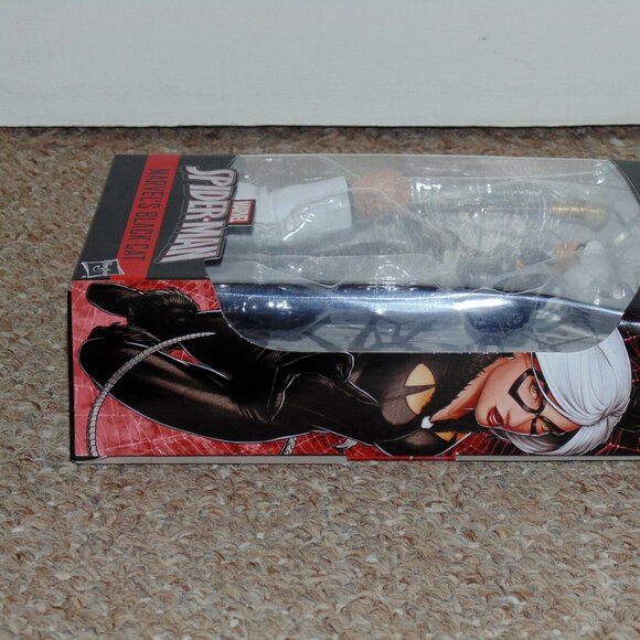 2018 Hasbro Marvel Legends Spider-Man 6" Black Cat MIB Brand New BAF Kingpin - Picture 5 of 10